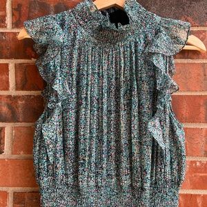 Rebecca Taylor Ruffle Tiered Dress Size 10